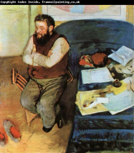 Edgar Degas The Portrait of Martelli